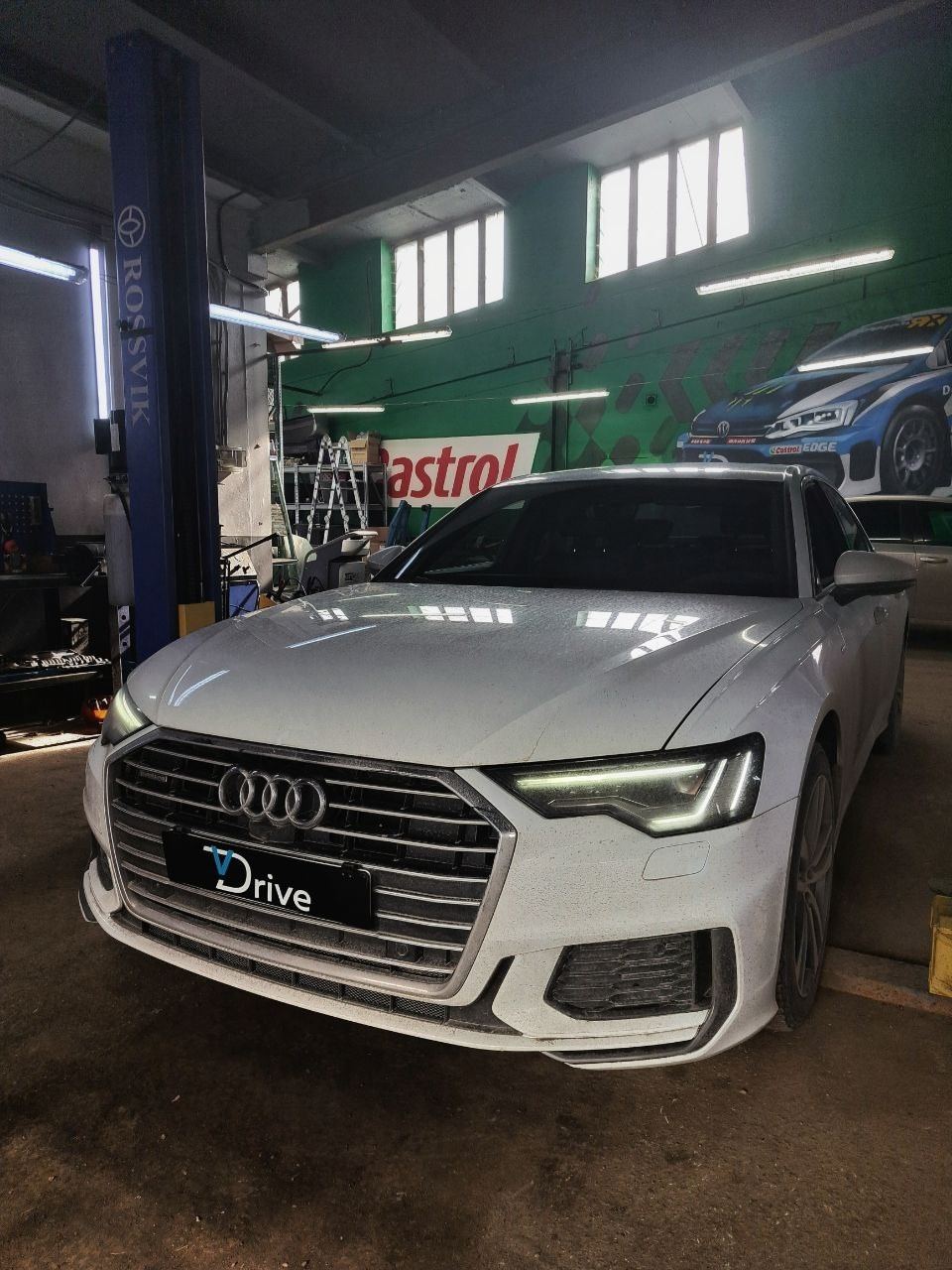 Устранение течи помпы Audi A6 — фото 4